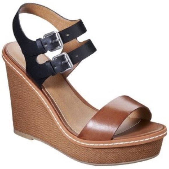 Mossimo Supply Co. Shoes - Mossimo Patricia Wedge sandals in Black